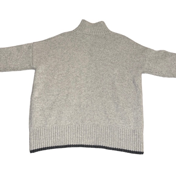 La Ligne New York Kinsley Stripes Wool & Cashmere Turtleneck Sweater - Picture 9 of 12
